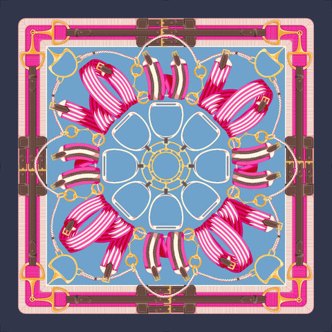 Saddle Up Silk Scarf