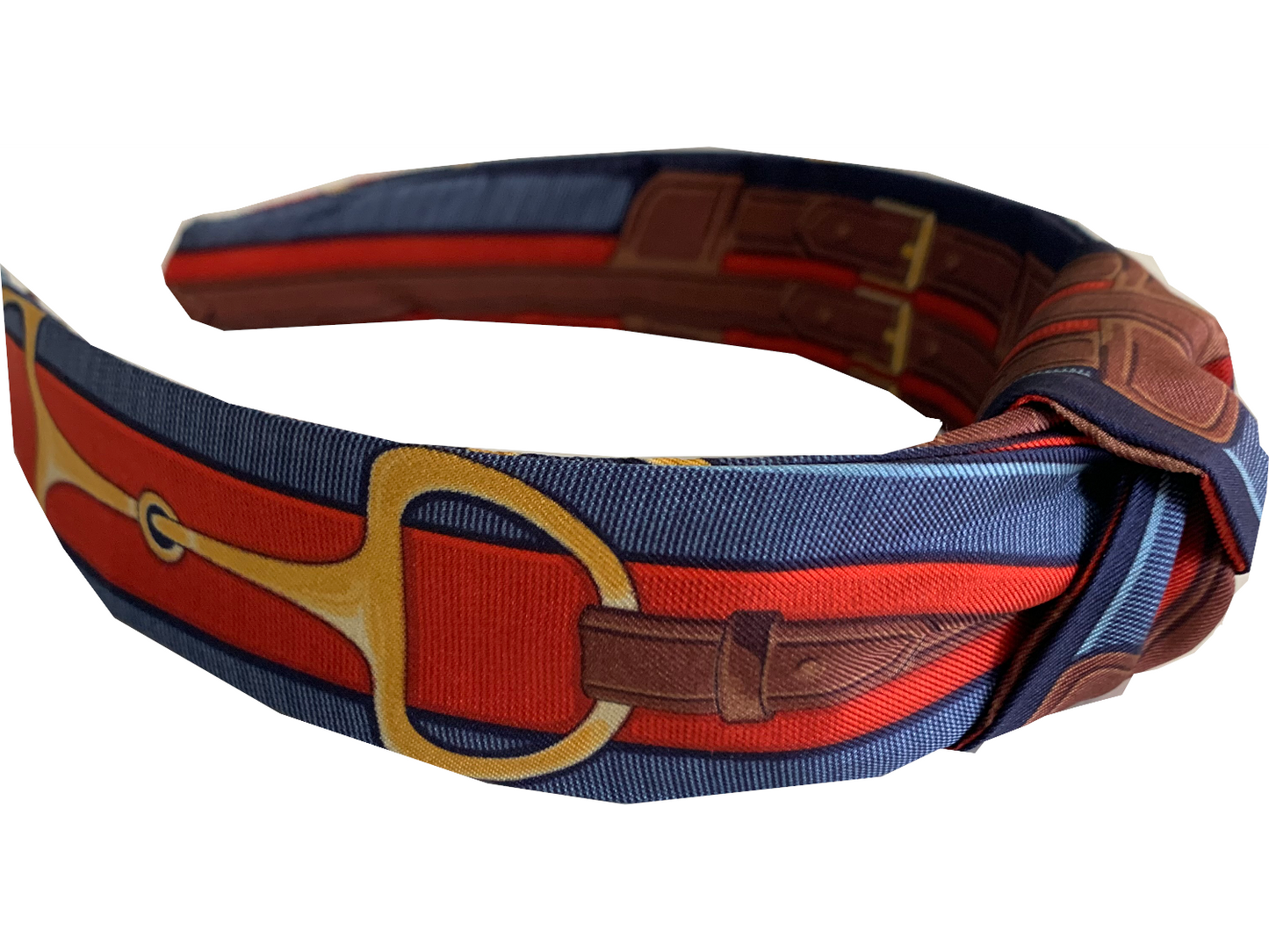 Saddle Up Italian Silk Knotted Headband