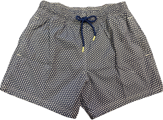 Shaken Not Stirred Men's Swim Trunks (Navy)