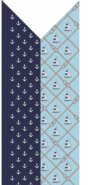 The Belvedere Scarf: Happy Sailing