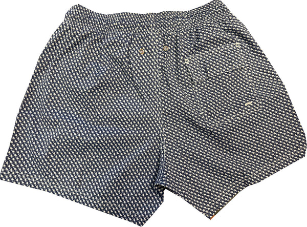 Shaken Not Stirred Men's Swim Trunks (Navy)