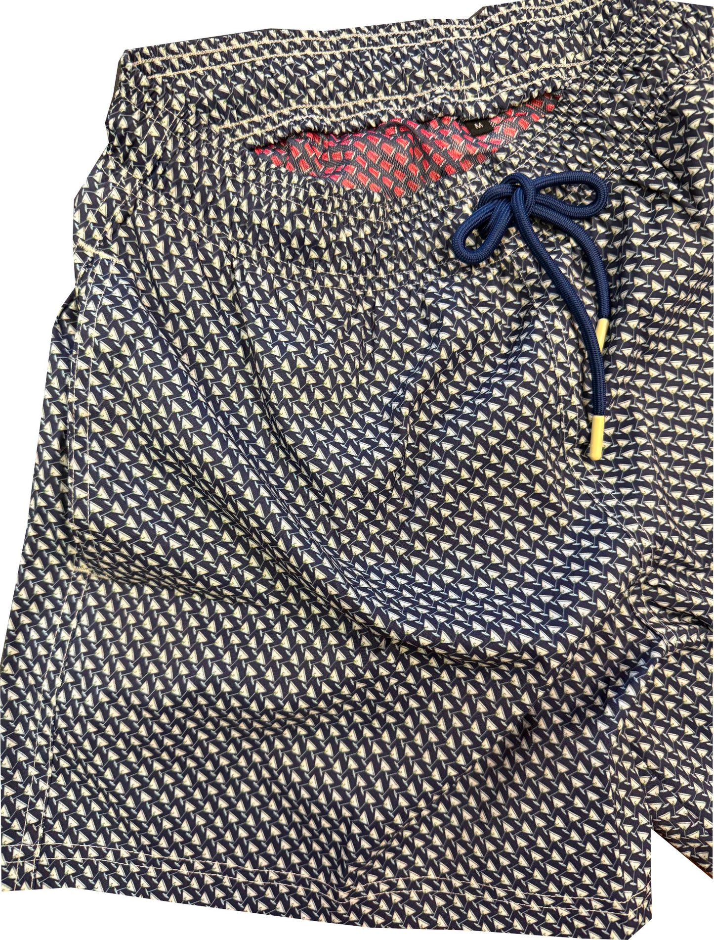 Shaken Not Stirred Men's Swim Trunks (Navy)