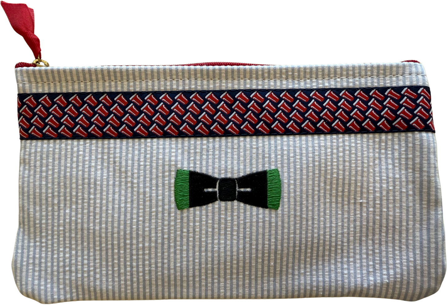 The Prep Pouch (Seersucker)