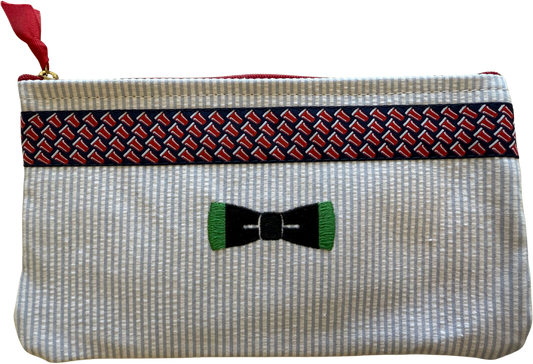 The Prep Pouch (Seersucker)