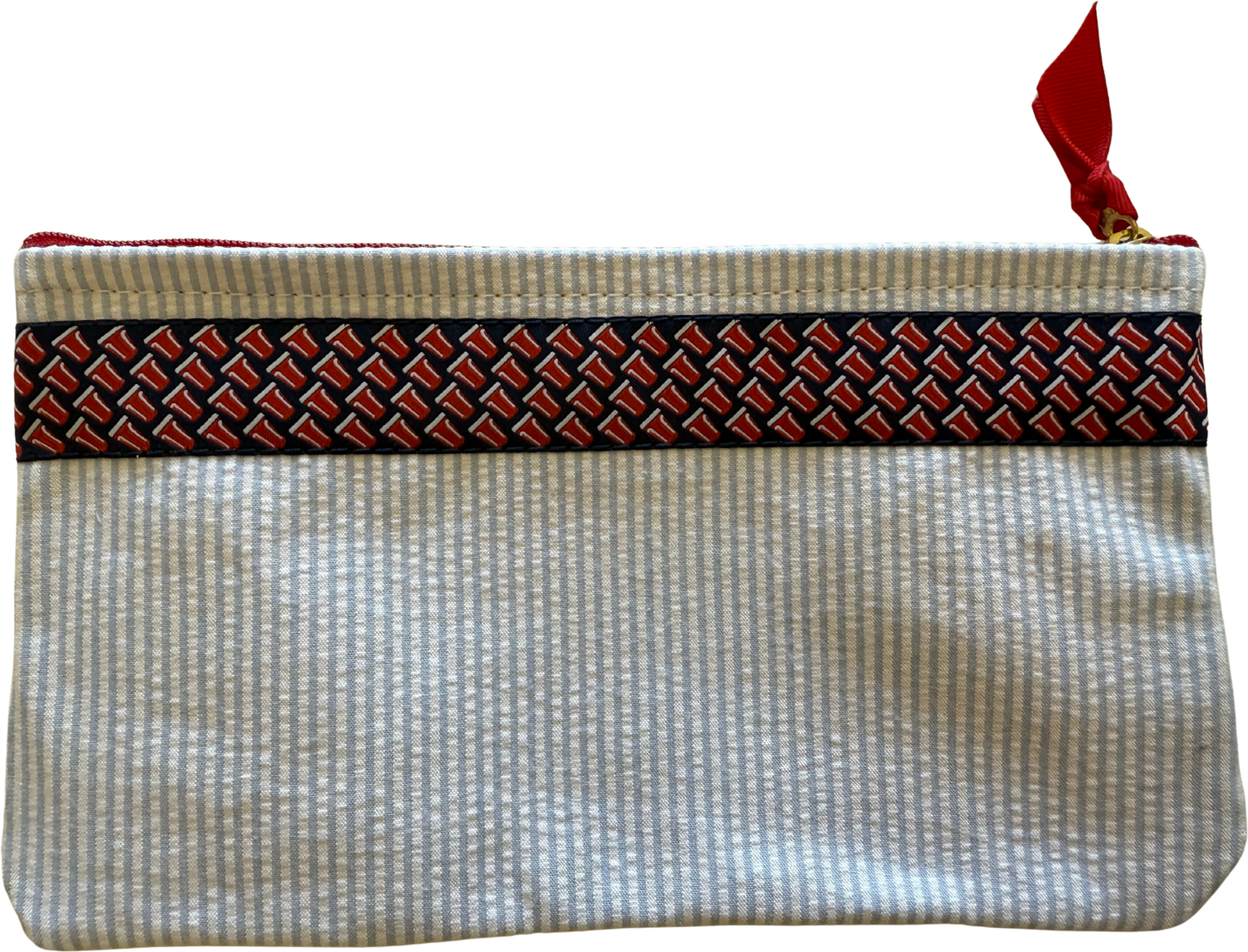 The Prep Pouch (Seersucker)