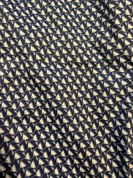 Shaken Not Stirred Men's Swim Trunks (Navy)