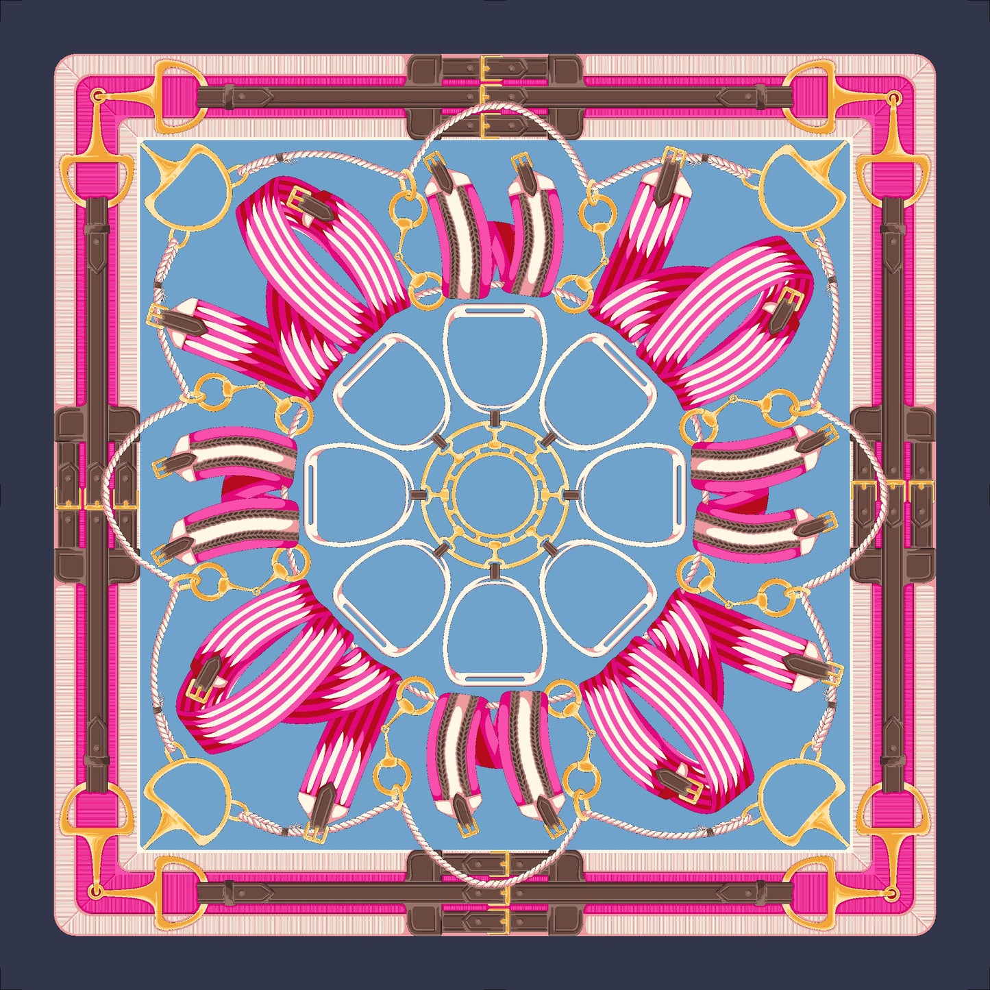 Saddle Up Silk Scarf