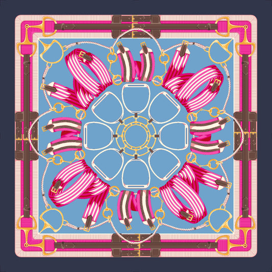 Saddle Up Silk Scarf