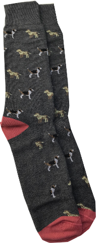 Hair of the Dog Socks (Nantucket Red Heel/Toe)