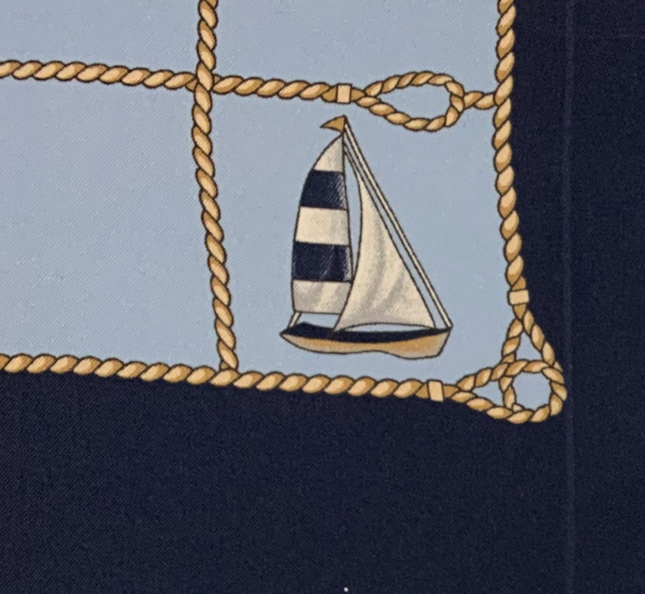 Happy Sailing Silk Scarf