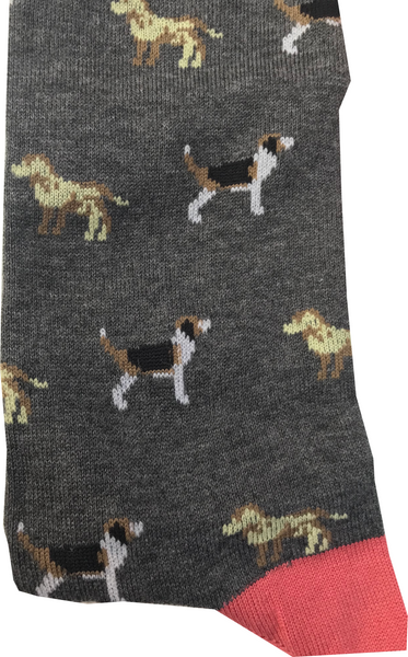 Hair of the Dog Socks (Nantucket Red Heel/Toe)